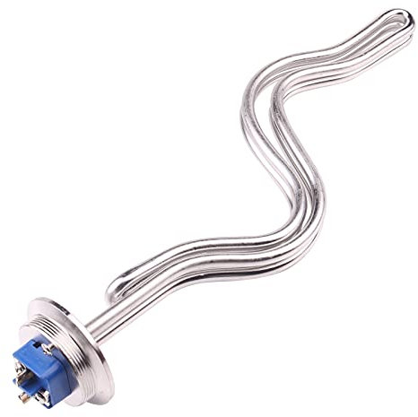 Homebrew Electric Heater 240V 6500W 2 Tri Clover Heating Element Ripple Type Heater for Brewing