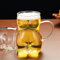 Beer Mugs for Freezer | Freezer or Glass | Attractive Pub Drinking Cups | Stylish Drinking Glasses | Body Shaped Cups for Women for Alcohol, Drinks, Juices