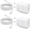 iPad Ladekabel Original mit USB C Netzteil 25W iPad Ladegerät Schnellladegerät iPhone 16 ladekabel Apple Original i für iPhone16 15 Pro Max/Plus, iPad Pro/Mini/Air, Samsung Galaxy S24/S23 (2Pack)