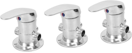 Mikikit 3stücke Wasser-mischventil Für Warmwasser Und Kaltwasseranschluss Robuste Mischbatterie Für Dusche Mit Elegantem Design Und Einfacher Installation Für Moderne Badezimmer