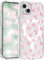 LuminousGuard for iPhone 13 Mini Case, Compatible with MagSafe, Cute Y2K Pink Bow Magnetic Phone Case, Clear Soft Slim Fit Shockproof Protective Case for Women Girls