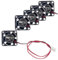 JZK 5 piezas Ventilador Mini Silencioso de 25mm con 2 Pines 5V, 2510, 25x10mm, Ventilador DC Sin Escobillas con Cojinetes Hidráulicos para Placa de Desarrollo, Tarjeta Gráfica y Proyectos DIY