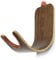 Plywood Guitar Wall Mount Holder with Pick Slot on top, Modern and Unique Design Guitar Hanger for Bass Acoustic Electric Guitars Ukulele Folk Violin Mandolin Banjo Skateboard Stand (Brown)