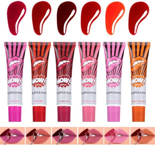 Matter Lippenstift abziehen, abziehen | 6 x langanhaltender