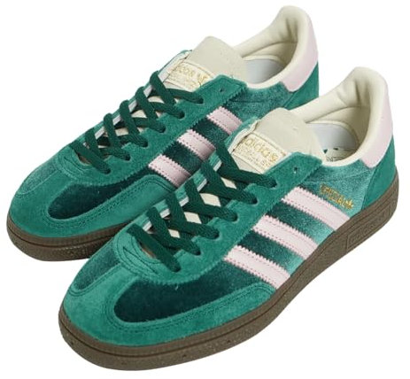 adidas Handball Spezial Womens Fashion Trainers in Green Pink - 4 UK