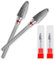 NICECONE 2 Pack Nail Carbide Drill Bits for Acrylic Nails, 3/32 Shank Drill Bits for Nails Fast Removing Acrylic Nail Hard Gels, Cuticle Professional Nail Efile Bit for Nail Drill Machine