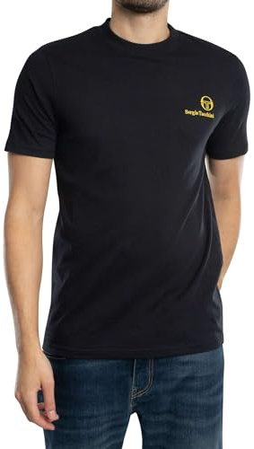 Sergio Tacchini Herren Felton-T-Shirt, Black/Gold