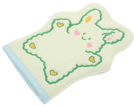 Vaguelly Cartoon-kaninchen-badetuch Aufnäher Für Kleidung -waschlappen-handschuh Stoffaufkleber Für Kleidung Patches Zum Aufbügeln Von Tieren Aufnäher Mit Tierstickerei Viskose