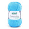 Gründl Cotton Fun Strickgarn/ Häkelgarn (weiches Garn aus 100% Baumwolle , OEKO-TEX zertifiziert, 50 g/115 m, Nadelstärke: 3-4, 1 Knäuel á 50 g), Himmelblau