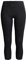 con-ta Thermo Hose in 3/4-Länge für Damen aus natürlicher Baumwolle und formgebenden Polyester, wärmeisolierende Funktionsunterwäsche, schwarz Melange, Größe: 36