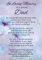 In Loving Memory Of A Special Dad Memorial Graveside Funeral Poem Keepsake Card Includes Free Ground Stake F307