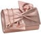 SwankySwans Women's June Bow Clutch Bag, Champagne, One Size