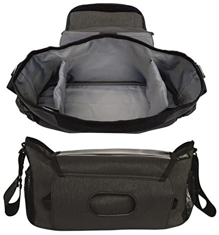 HECKBO Kinderwagentasche & Buggy Organizer Tasche - inkl. Smartphone-Tasche & Feuchttuch-Tasche - wasserabweisendes, stabiles Material - Baby Aufbewahrungstasche, Stroller, Kinderwagen Zubehör