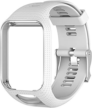 DaMohony Bracelets compatibles avec TomTom, bracelet de montre en silicone de 25 mm, accessoire de rechange à détachement rapide pour Tomtom Runner 3/Runner 2/Spark 3/Adventurer/Golfer 2