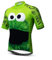 Herren Radtrikot Bike Biking Shirt Tops Kurzarm Kleidung, Grüne Augen, Mittel