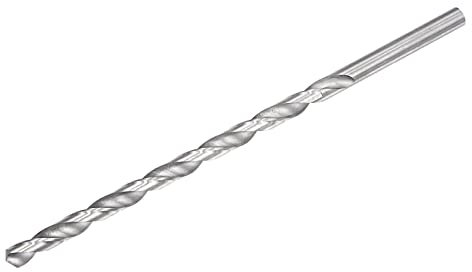 sourcing map 8mm Twist Drill Bits, High-Speed Steel Straight Shank Extra Long Drill Bit 200mm Length for Wood Plastic Aluminum