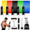 Widerstandsbänder-Set mit Griff, bis zu 68 kg, Krafttraining, Fitness-Röhren, Spannbänder, Workout, Fitnessgeräte, Männer und Frauen für den Heimgebrauch, körperliches Training, Kabel, 68 kg, 5-teilig