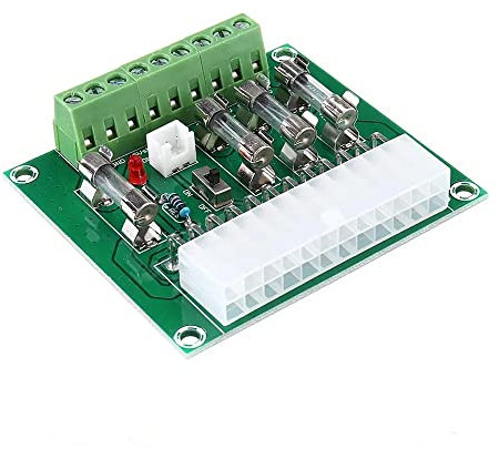 DollaTek Desktop computer ATX power adapter board Supply Breakout Transfer Board Outlet Wiring Adapter Extension Module