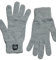 Superdry Damen Klassische Strickhandschuhe Handschuhe, silberfarben, S-M