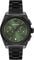 Emporio Armani Watch For Men, 2 sub dial Chronograph Movement and 43mm Case Size with Stainless steel, Leather or Silicone strap Graphit und Saftgrün , 43MM