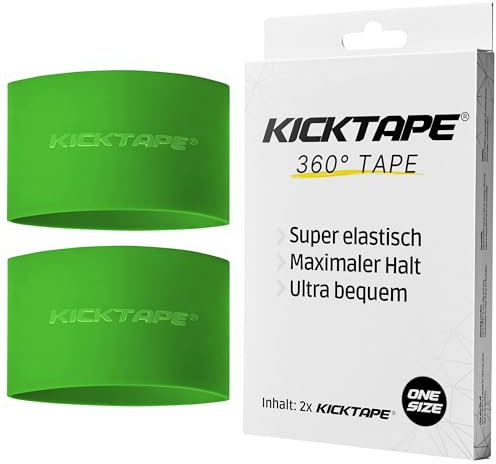 KICKTAPE® Schienbeinschonerhalter aus extrem schonendem Silikon für Schienbeinschoner Fußball Herren, Damen & Kinder, rutschfest & abwaschbar, Football, shin Guard Holder