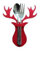 30PC 4Styles Weihnachten Besteck Dekoration Tasche Elch Weihnachtsbaum Taschenmesser und Gabel Besteck Tasche Restaurant Besteck Dekoration-Rot-Hirsch-16PCS