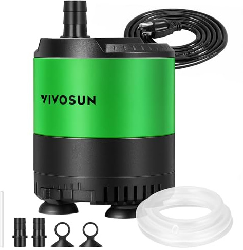 VIVOSUN 210GPH Sub Water Pump for Fish Tank, Pond, Aquarium, Hydroponics