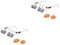 Hoement 2pièces Masseur Oculaire à Moxibustion Coquille De Noix Pour Soins Yeux Outil De Moxibustion Ergonomique à