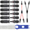 KEEHOM Câble solaire Distributeur en Y, 4-6 mm² 1 paire Panneau solaire 1Y2 10AWG Câble photovoltaïque Connecteur en Y Etanche selon IP68 Outil de connexion, Kit de connexion solaire