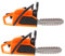HAWILLOSCH 2 Piezas De Simulación De Motosierra Modelo De Juguete Motosierra En Miniatura para Casa De Muñecas Herramientas De Jardinería Motosierra De Juguete para Halloween Motosierra