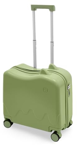 Charocean Valise pour enfants à chevaucher, Trolley enfant Valise de voyage pour enfants avec barre de traction et serrure à mot de passe, Valise à roulettes Valise enfant pour filles et garçons de 3