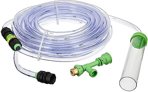 Python No Spill Clean and Fill Aquarium Wartungssystem, komplett gebrauchsfertiger Kiesreiniger und Wasserwechsler für Aquarien, 50 Fuß