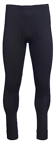 Blackrock Black Thermal Leggings, Long Johns, 2XL | Warm Thermal Underwear Baselayer with Insulating Fabric for Reduced Heat Loss and Brushed Finish for Comfort, Winter Thermals