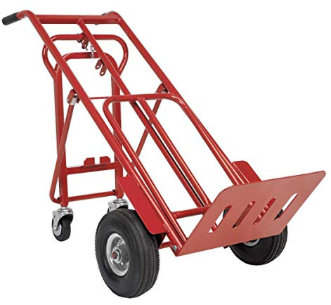 Sealey CST989 3-In-1 Sack Truck with Pneumatic Tyre, 250kg Capacity