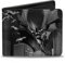 Umbrella Unisex Buckle-down Bifold Wallet Batman Reisezubehör-Bi-Fold-Brieftasche, Mehrfarbig, 4.0 x 3.5