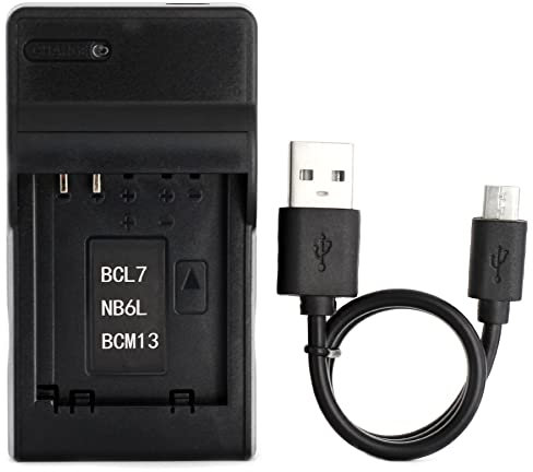 Norifon NB-6L USB Cargador para Canon PowerShot SX530 HS, SX610 HS, SX710 HS, SD1200 IS, SD1300 IS, S120 IXY 10S IXY 30S Cámara y Más