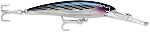 Rapala - X-Rap Magnum Angelköder - Angelzubehör mit großer Tauchschaufel - Salzwasser Spinnköder- Lauftiefe 9m - Fischköder 16cm, 72g - Hergestellt in Estland - Purple Mackerel