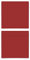 30 x Briefumschläge Quadrat 155 x 155 mm mit Selbstklebestreifen ohne Fenster - Rot