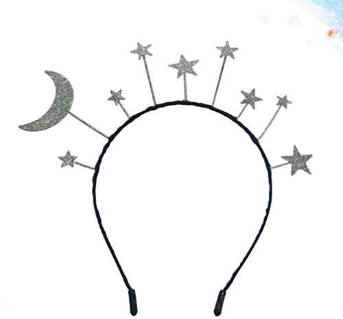 Holibanna Kopfschmuck Sterne Stirnband Pailletten Haareif für Party Cosplay Kostüm Zubehör Stirnband