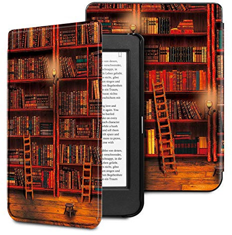 FINTIE Étui pour Kobo Nia 6 Pouces 2020 - Housse Réveil/Sommeil Automatique Coque de Protection Mince Léger Fermeture Magnétique, Bibliothèque