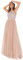 Maya Deluxe Damen Maya Embellished Houder Neck Pink Maxi Dress Brautjungfernkleid, Taupe Blush, 34 EU