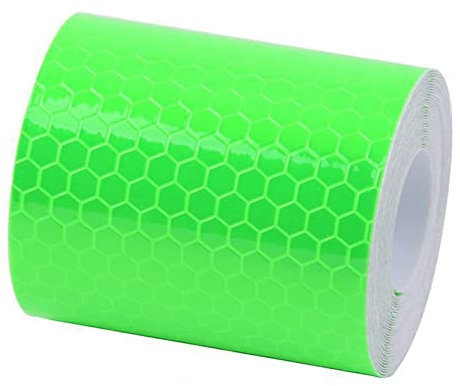 Anawakia Nastro catarifrangente autoadesivo di sicurezza, nastro catarifrangente, nastro segnaletico, 5 × 300 cm (verde)