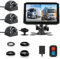 VSYSTO 7.0'' Truck Camera System 4CH Reversing Camera Kit Van Dash Cam for Semi Trailer Tractor RV, HD 1080P Front & Sides & Rear Backup Camera with GPS, Infrared Night Vision,Parking Monitoring (V7)