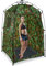 Relaxdays Umkleidezelt, XXL Stehzelt mit Pop-Up-Funktion, HBT 228x140x140 cm, wasserdichtes, faltbar, Tarnmuster, grün