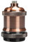 Mextronic Vintage-Lampensockel/Lampenfassung Bronze (E27) aus Nickel