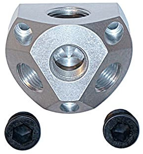 Druckluftverteiler Wallbox Wanddose Luftverteilerdose ALU 3/4 x 1/2