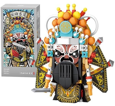LOZ 1549 Building Blocks Cultural Character Series Xiang Yu Farewell My Concubine Creative Educational Toy Construction Toy