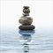 Stickers muraux déco : Galets Zen Dimensions: 30x30cm