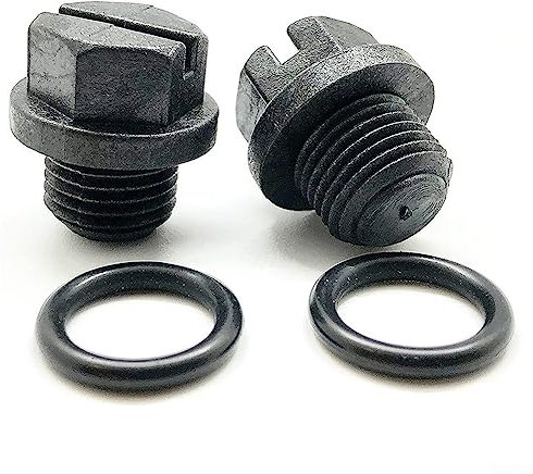 2 tappi per tubi per pompa per Hayward SPX1700FG con guarnizione per piscina