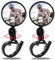 Fahrradspiegel 2 Stück, HD 360° Drehbar & Klappbar Fahrrad Rückspiegel, Universal für Lenker 20-38mm, Fahrradlenker Spiegel für Fahrrad,Mountainbike, Rennräder